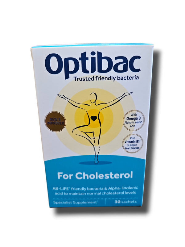 OptiBac Probiotics For Your Cholesterol (With Omega 3) 30sachets - Healthy Living