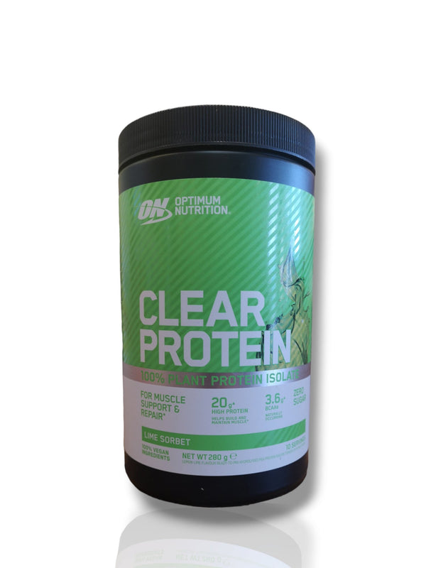 Optimum Nutrition Clear Plant Protein Isolate Lime Sorbet 280g - Healthy Living