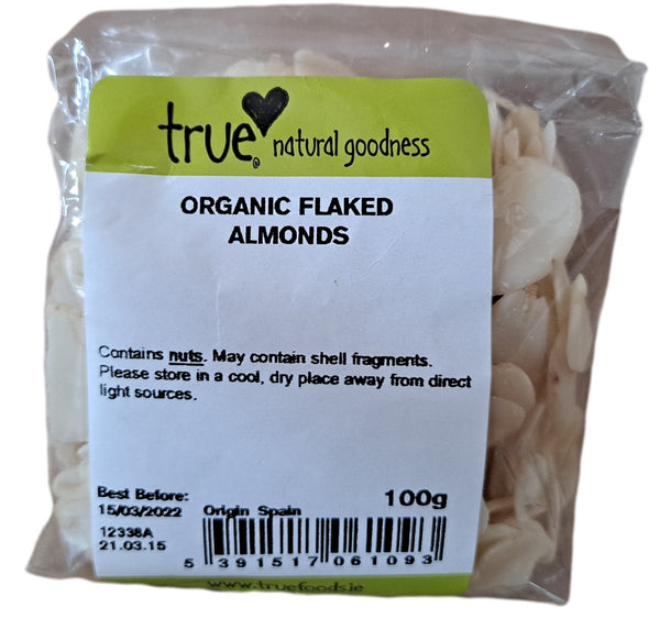 Organic Flaked Almonds - HealthyLiving.ie