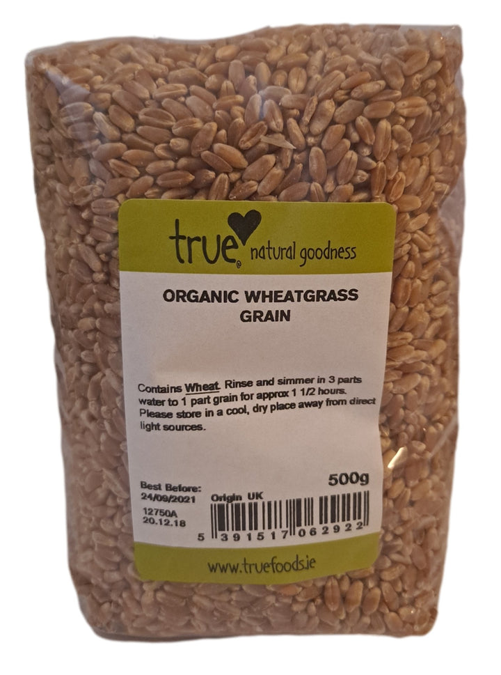 Organic Wheatgrass Grain - HealthyLiving.ie