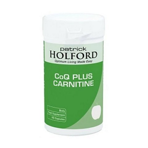 Patrick Holford CoQ10 Plus Carnitine - HealthyLiving.ie