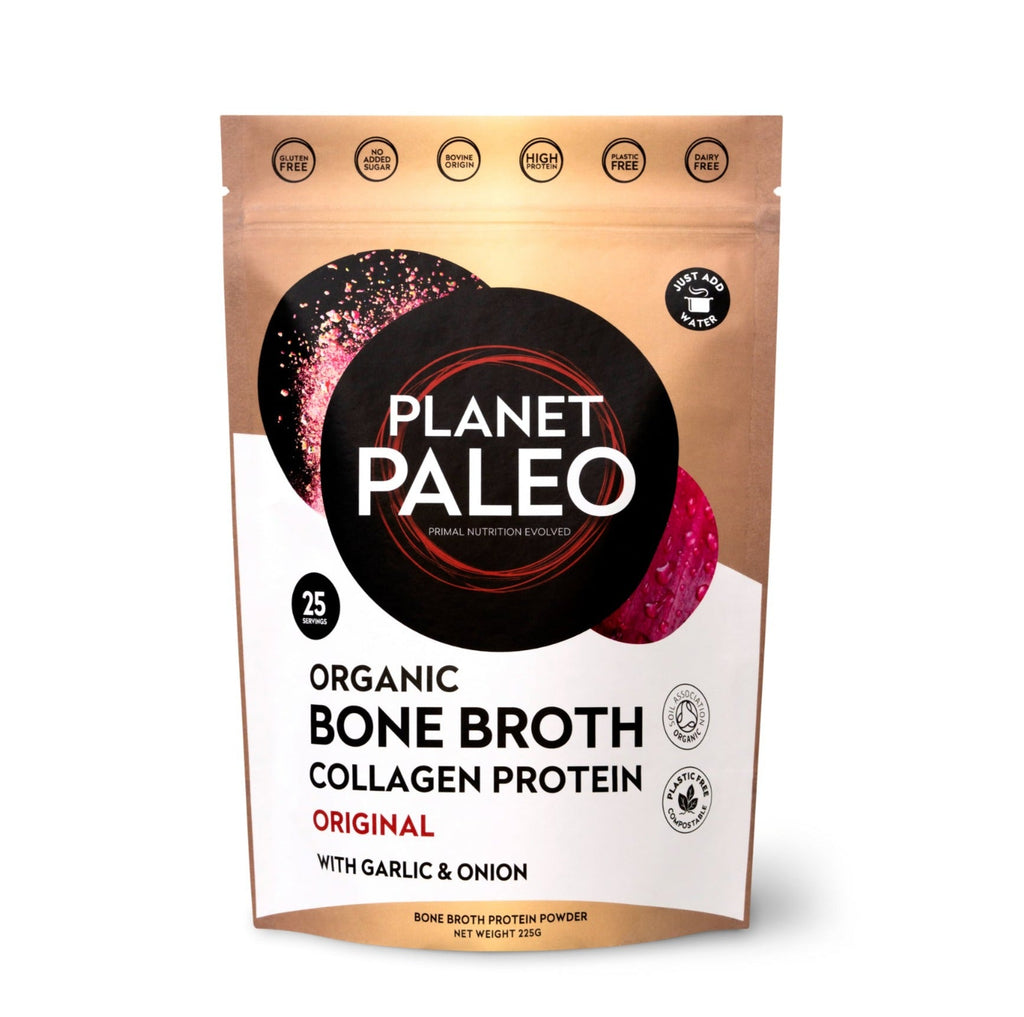Planet Paleo Organic Bone Broth Collagen Protein Original