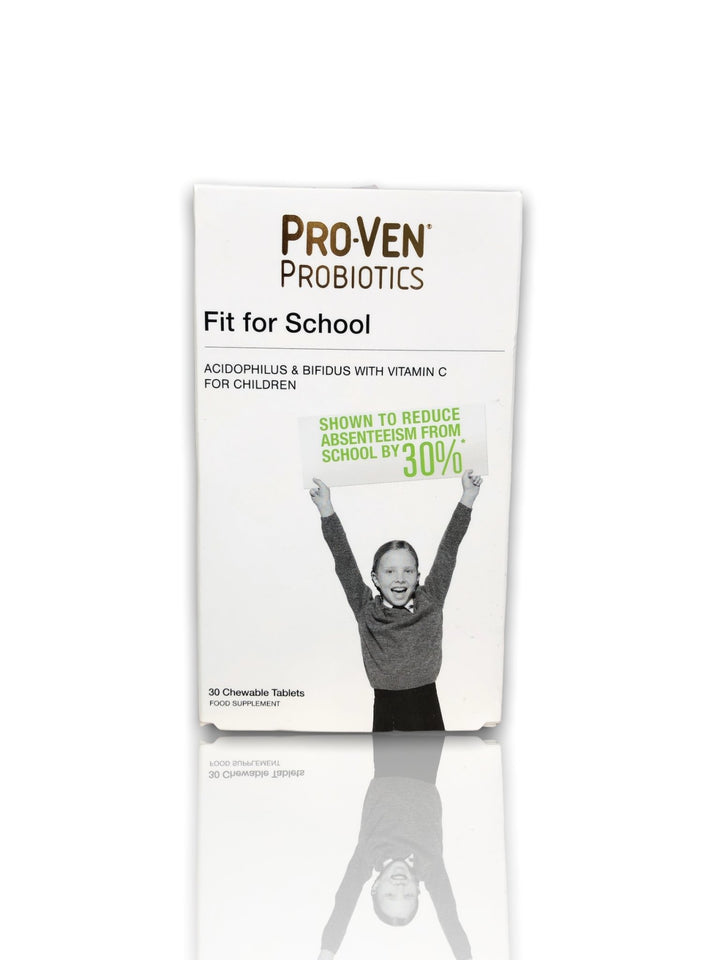 Pro-Ven Probiotics Fit For School 30tabs Chewable - HealthyLiving.ie