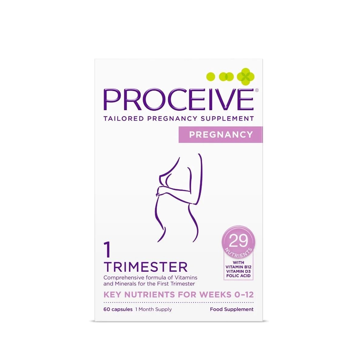 Proceive Pregnancy First Trimester 60 Capsules - Healthy Living