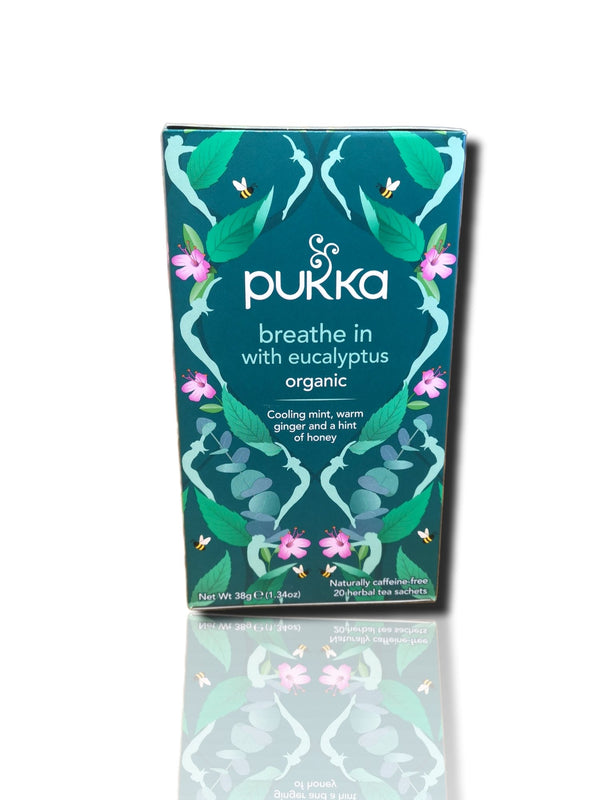 Pukka Breathe in With Eucalyptus 20 tea bags - HealthyLiving.ie