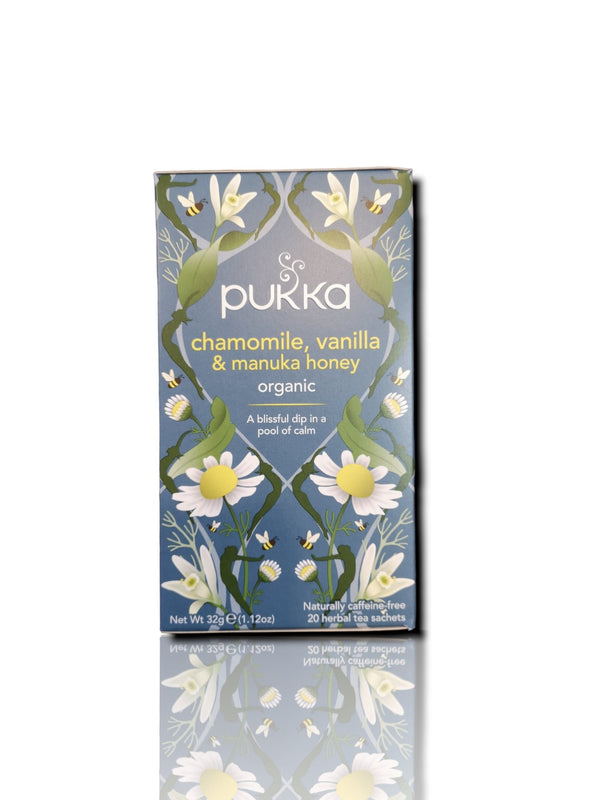 Pukka Chamomile, Vanilla and Manuka Honey 20bags - HealthyLiving.ie