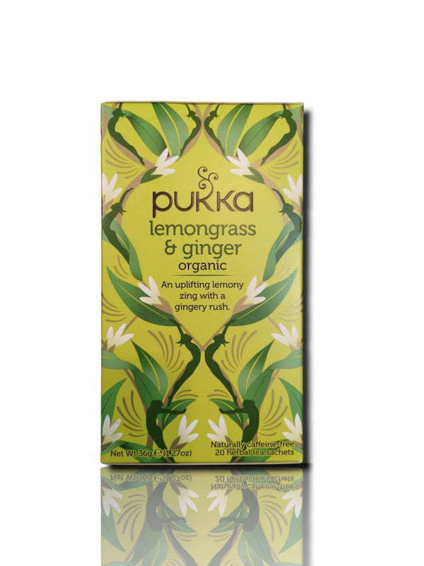 Pukka Lemongrass & Ginger Tea - HealthyLiving.ie