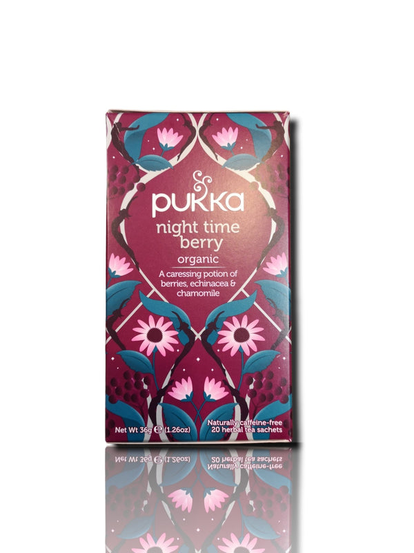 Pukka Night Time Berry Tea 20 bags - HealthyLiving.ie