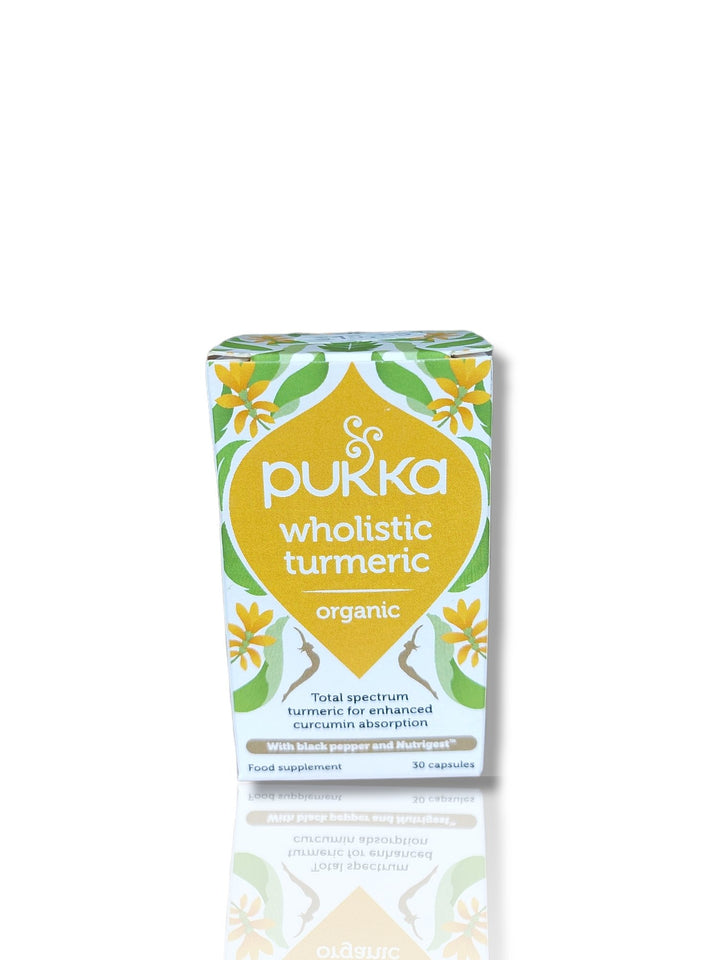Pukka Wholistic Turmeric 30caps - HealthyLiving.ie