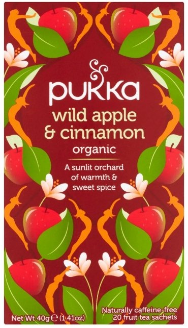 Pukka Wild Apple & Cinnamon Tea - HealthyLiving.ie