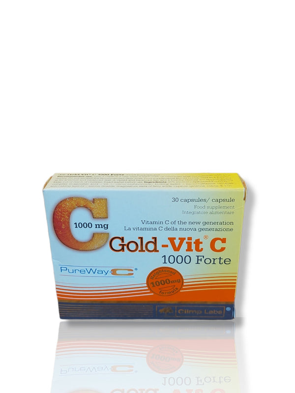 PureWay Gold-Vit C 1000 Forte 30 cap - HealthyLiving.ie