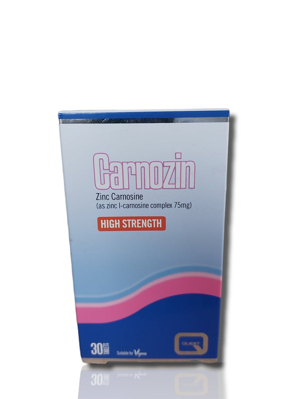 Quest Carnozin Zinc Carnosine 30tabs - HealthyLiving.ie