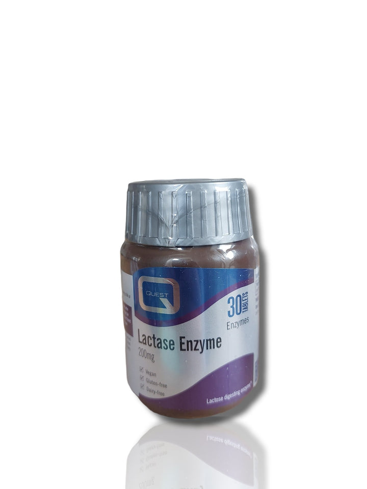 Quest Lactase Enzyme 200mg 30tabs - HealthyLiving.ie