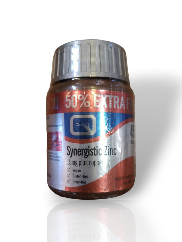 Quest Synergistic Zinc x45 Tablets - Healthy Living