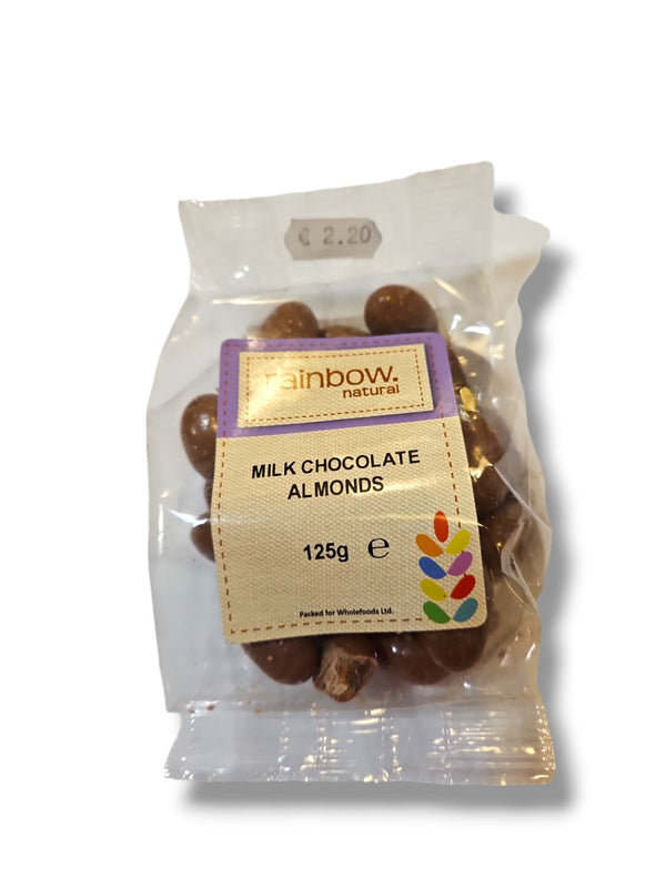 Rainbow Milk Chocolate Almonds 125gm - Healthy Living