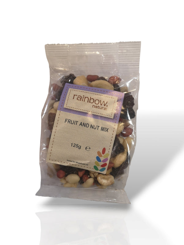 Rainbow Natural Fruit and Nut Mix 125g - Healthy Living