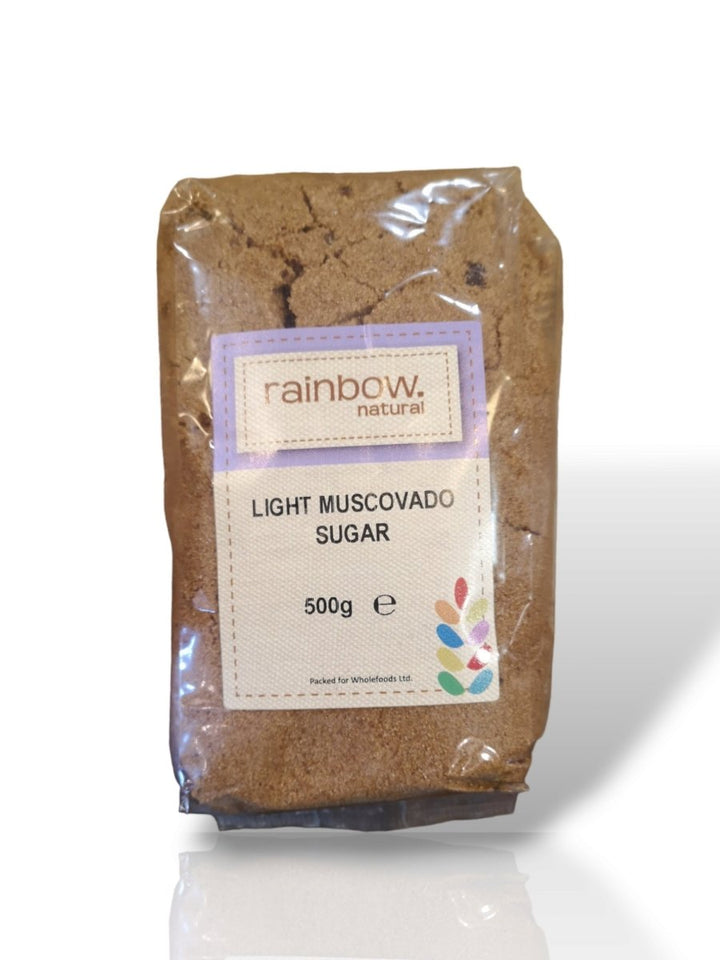 Rainbow Natural Light Muscovado Sugar 500g - Healthy Living