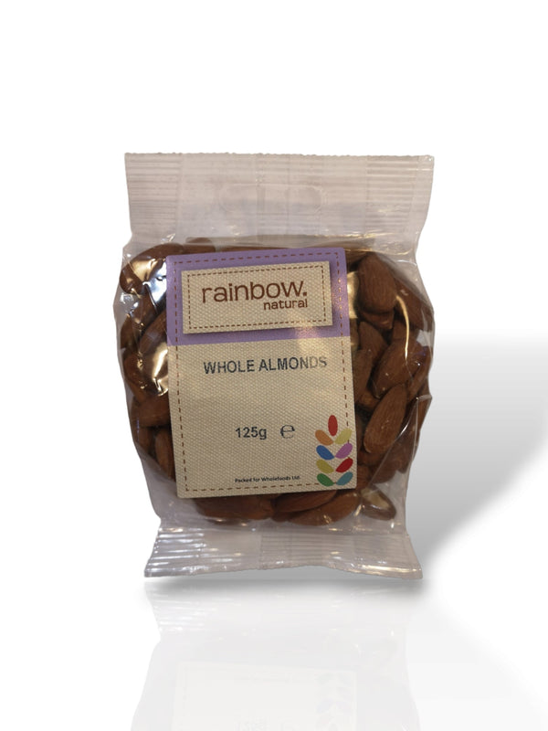 Rainbow Natural Whole Almonds 125g - Healthy Living