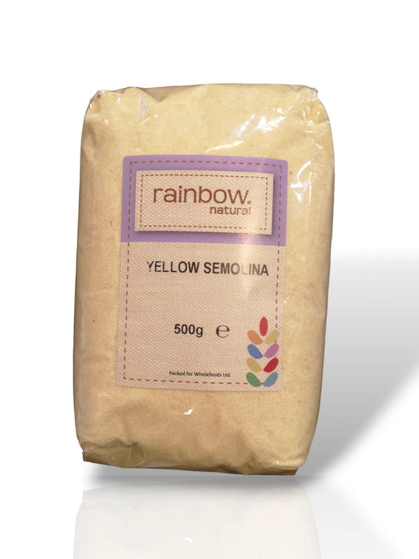 Rainbow Natural Yellow Semolina 500g - Healthy Living