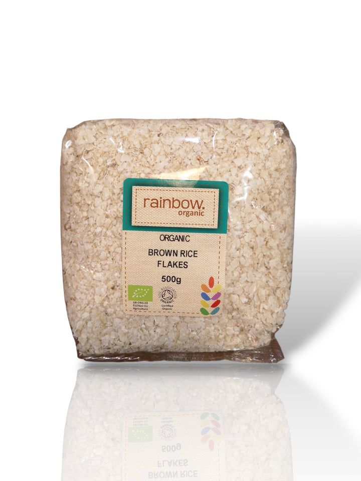 Rainbow Organic Brown Rice Flakes 500g - Healthy Living