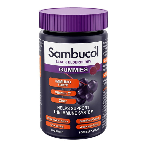 Sambucol Immuno Forte Gummies (30 gummies) - HealthyLiving.ie