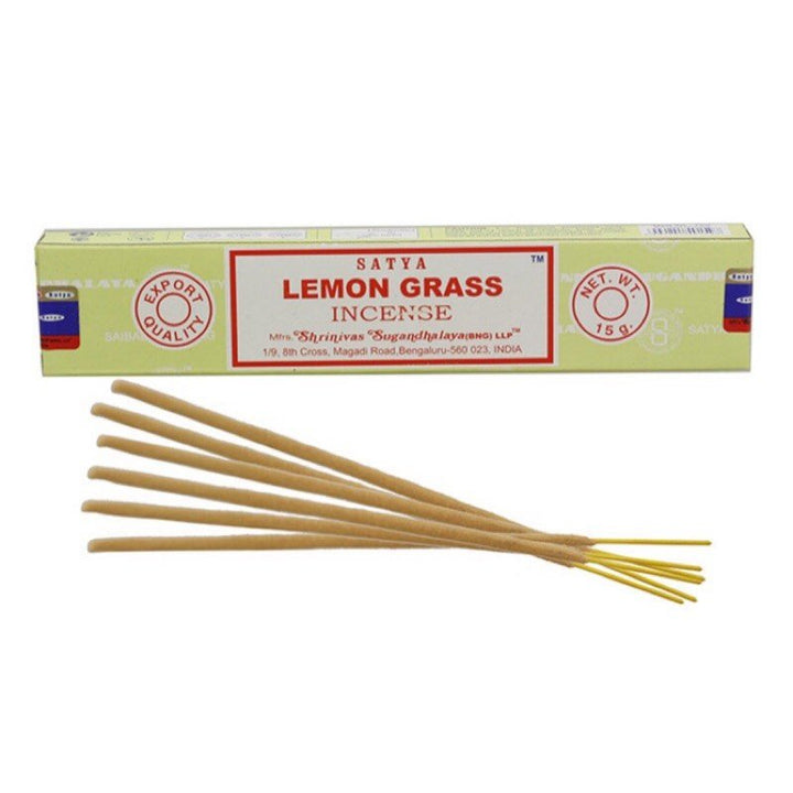 Satya Lemon Grass Incense Sticks - Healthy Living