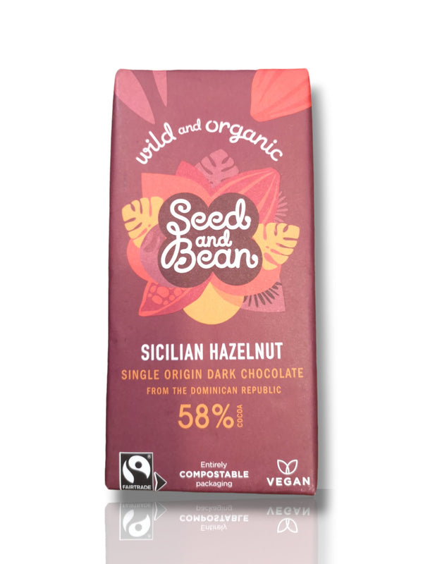 Seed and Bean Sicilian Hazelnut Dark Chocolate - Healthy Living