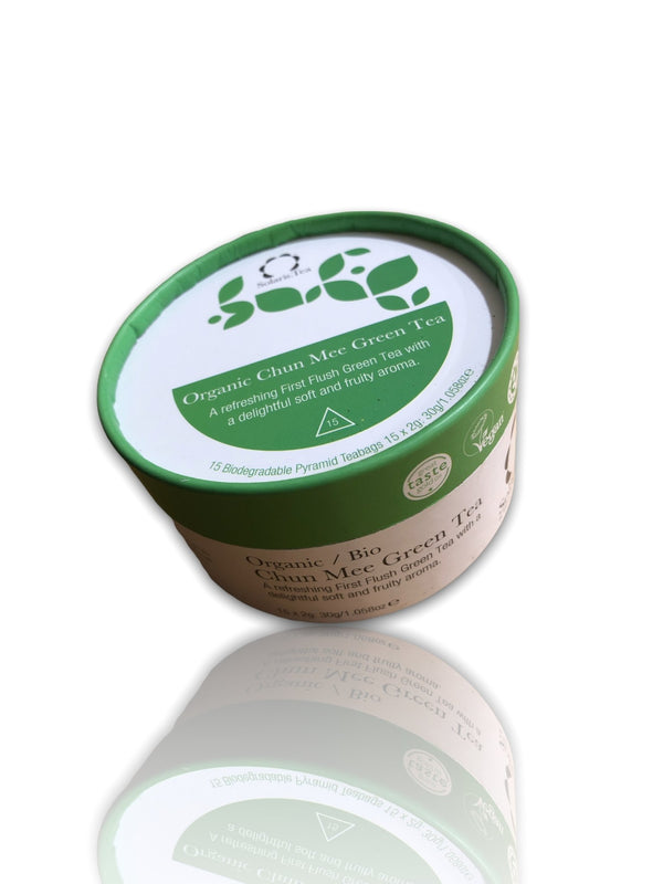 Solaris Organic Chun Mee Green Tea 15 teabags - HealthyLiving.ie