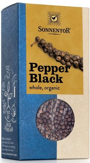 Sonnentor Organic Whole Black Pepper 35g - HealthyLiving.ie