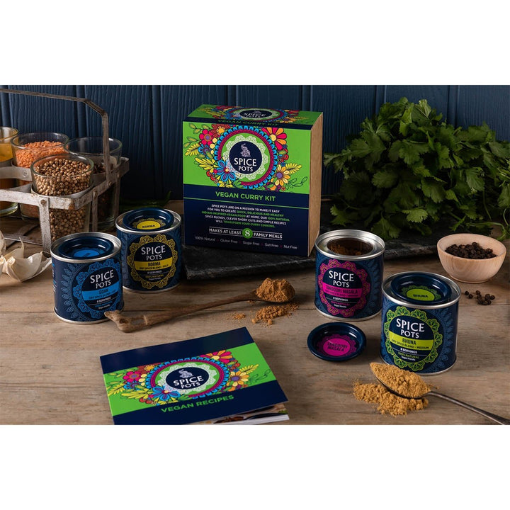 Spice Pots - Vegan Curry Spice Kit - HealthyLiving.ie