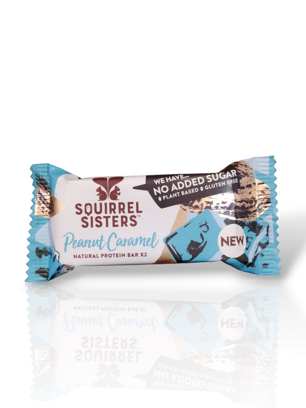 Squirrel Sisters Peanut Caramel Protein Bar 20g - Healthy Living