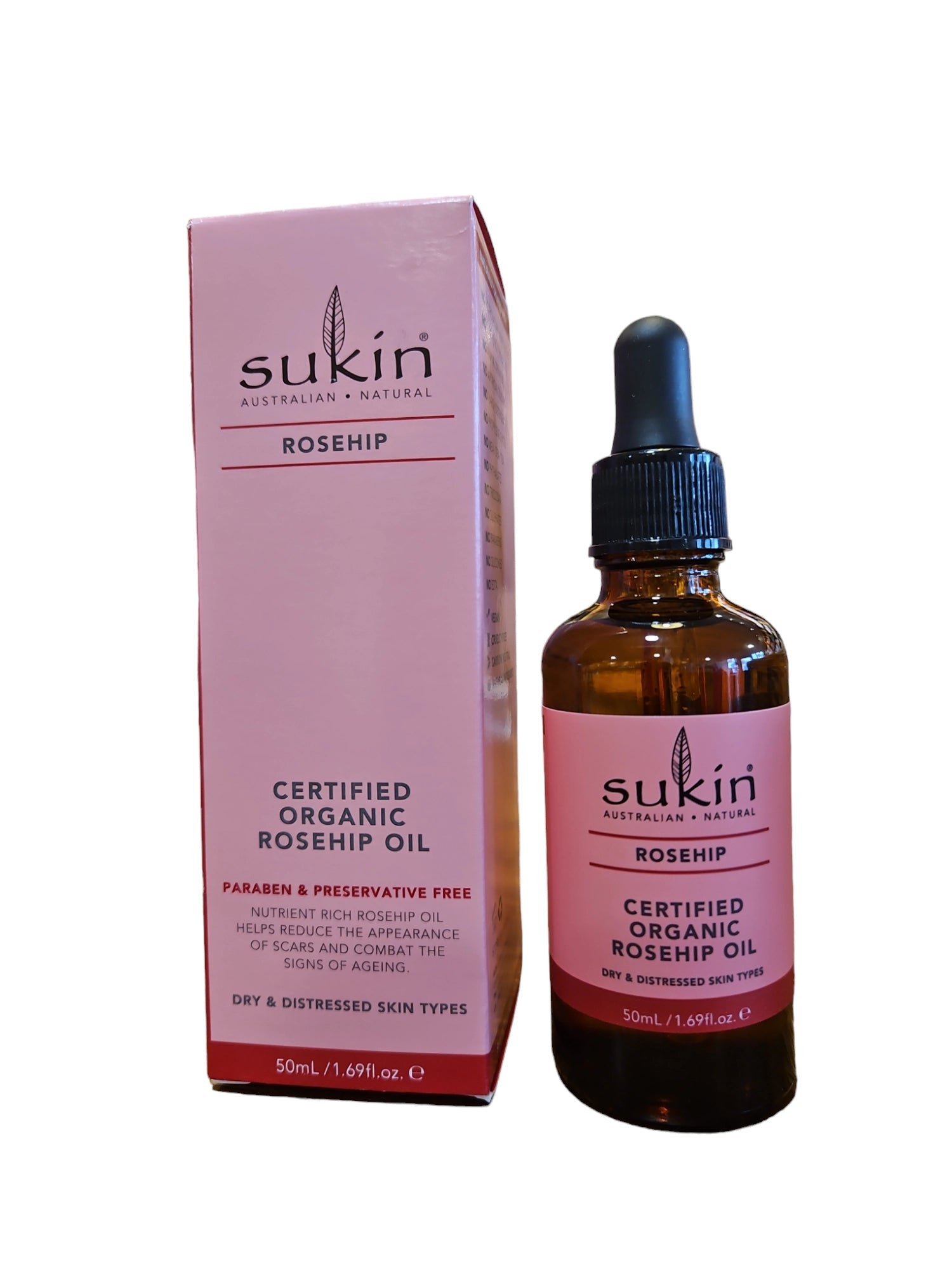 Sukin Certified Organic Rosehip Oil 25ml - Healthy Living