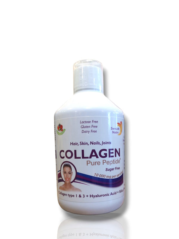 Swedish Nutra Collagen Pure Peptide 10000mg per serving 500ml - Healthy Living