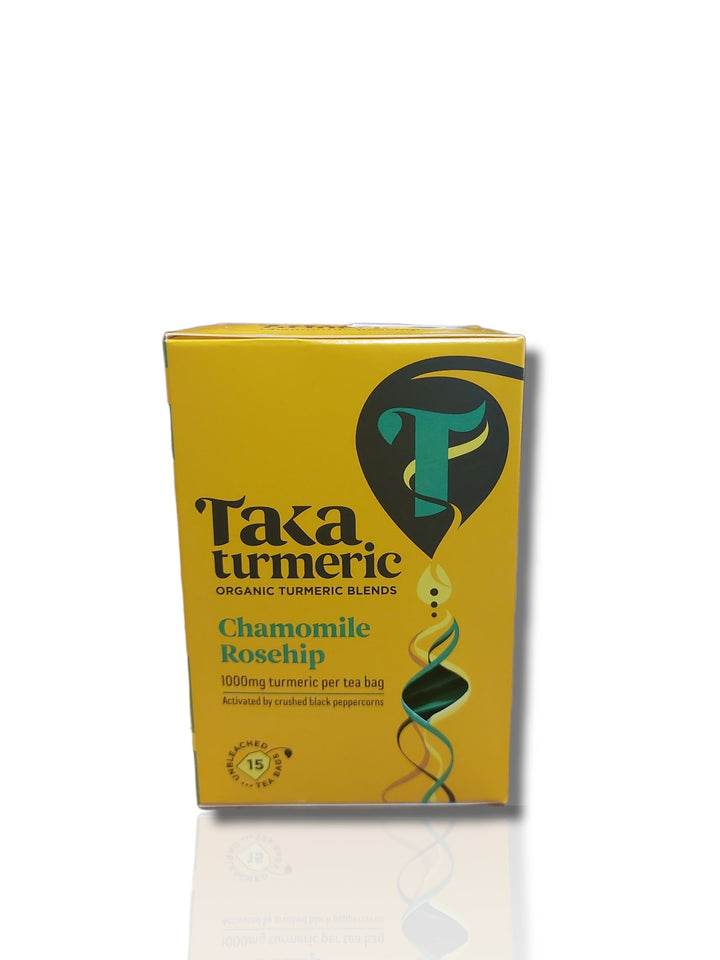 Taka Turmeric Chamomile Rosehip 15 teabags - HealthyLiving.ie