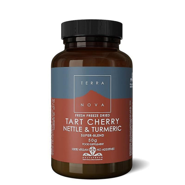 Terra Nova Tart Cherry, Nettle and Tumeric Super Blend 50g - Healthy Living