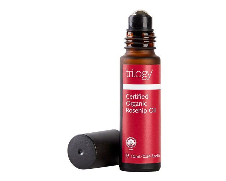 Trilogy Certified Organic Rosehip Oil Roller Ball 10ml - HealthyLiving.ie