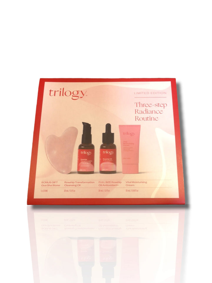 Trilogy Three Step Radiance Routine Set - HealthyLiving.ie