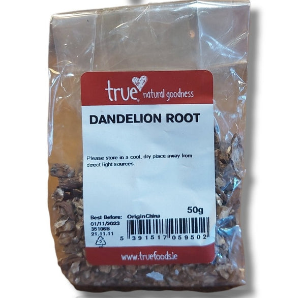 True Natural Goodness Dandelion Root 50g - HealthyLiving.ie