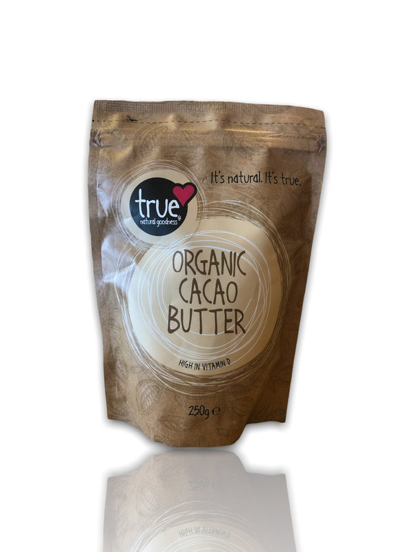 True Natural Goodness Organic Cacao Butter - 250g - HealthyLiving.ie