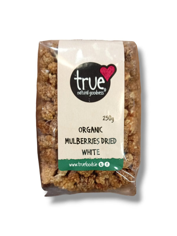 True Natural Goodness Organic Mulberries Dried White 250g - Healthy Living