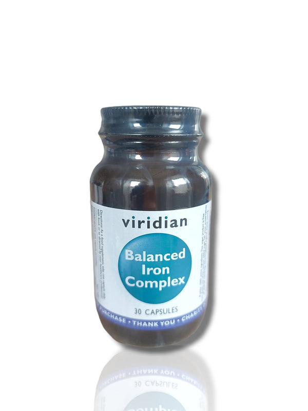Viridian Balanced Iron Complex 30caps - HealthyLiving.ie
