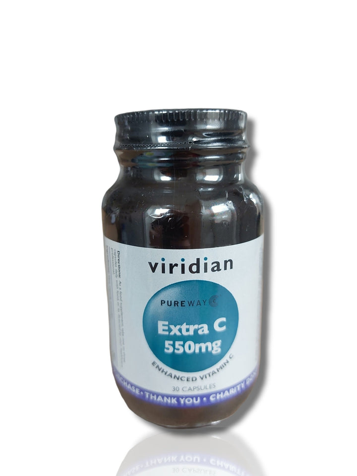 Viridian Extra C 550mg 30caps - HealthyLiving.ie