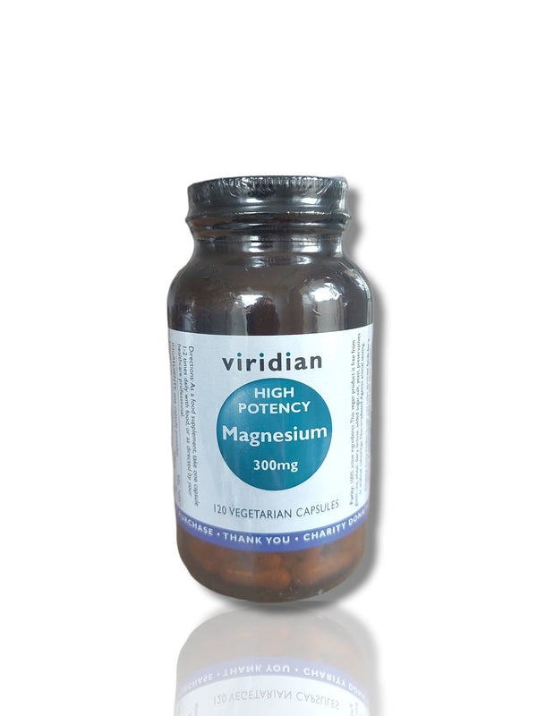 Viridian High Potency Magnesium 300mg 120caps - HealthyLiving.ie