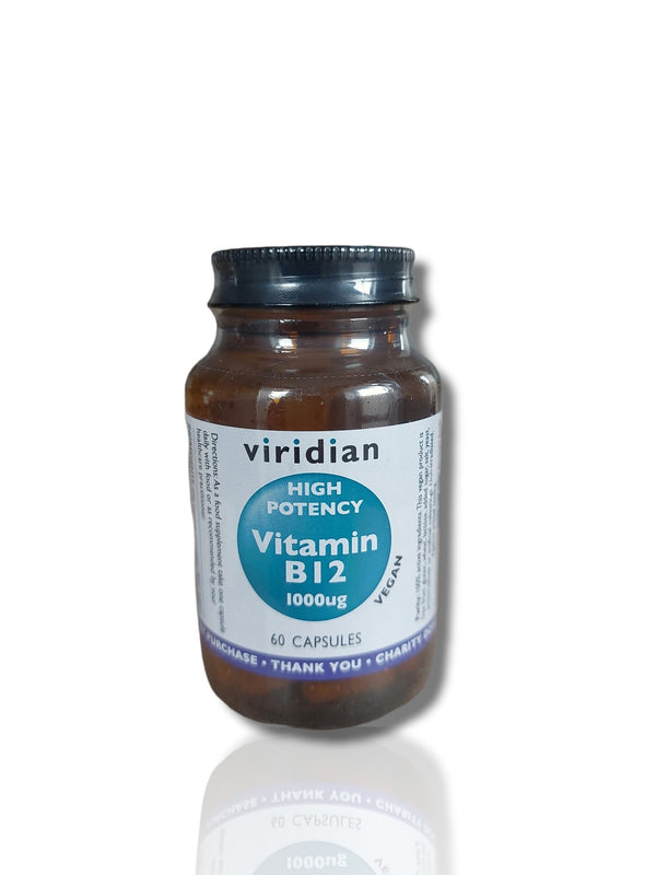 Viridian High Potency Vitamin B12 60caps - HealthyLiving.ie