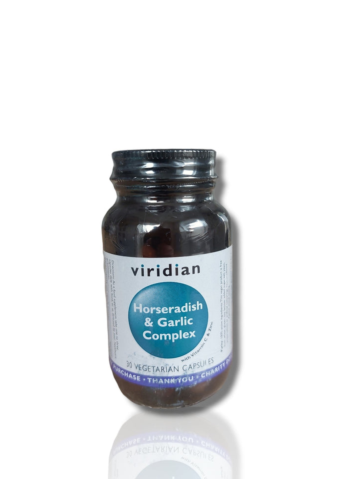 Viridian Horseradish & Garlic Complex 30caps - HealthyLiving.ie