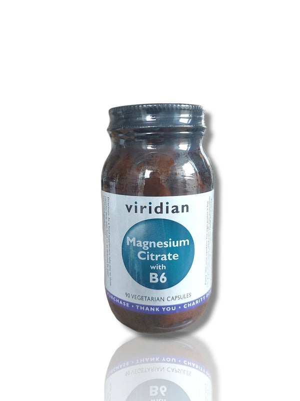 Viridian Magnesium Citrate with B6 90caps - HealthyLiving.ie