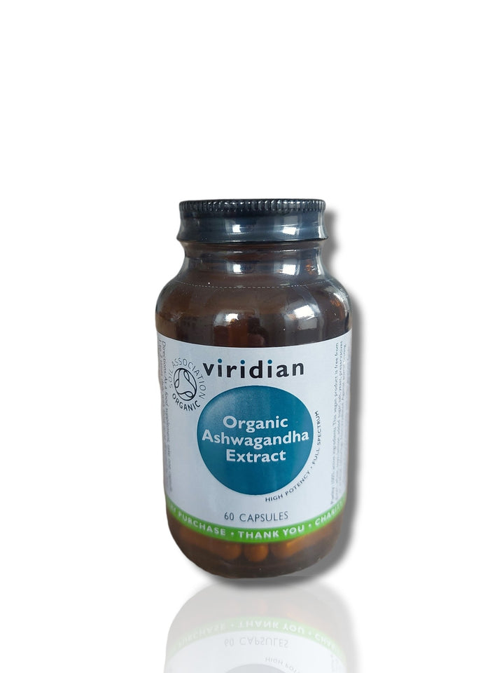 Viridian Organic Ashwagandha Extract 60caps - HealthyLiving.ie