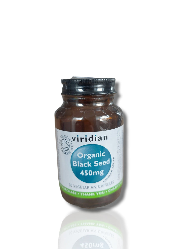 Viridian Organic Black Seed 450mg 30caps - HealthyLiving.ie