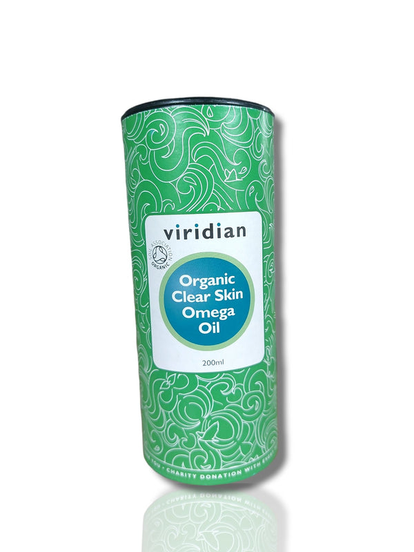 Viridian Organic Clear Skin Omega Oil 200ml - HealthyLiving.ie