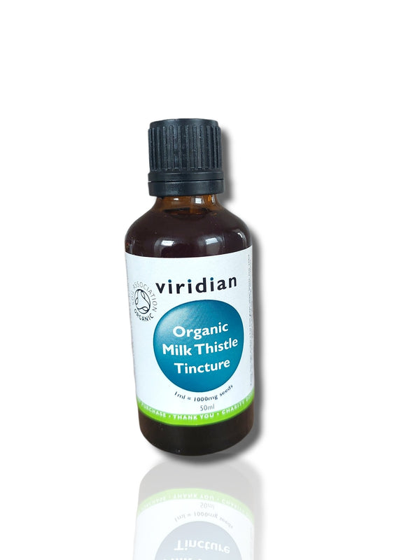 Viridian Organic Milk Thistle Tincture 50ml - HealthyLiving.ie